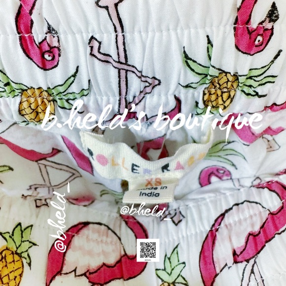 Roller Rabbit Freddy Flamingo Liza Set Pajamas in Pink Size X-Small (XS) New NWT - Picture 13 of 17